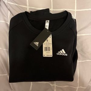 BRAND NEW!! black adidas sweatshirt size small. Has tags.